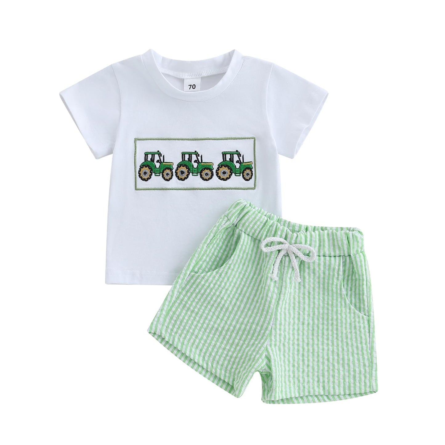 Toddler Baby Boy Baseball Outfit Short Sleeve T-shirt and Drawstring Shorts 2 Piece Baseball Clothing Sets