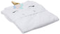 Hudson Baby Unisex Baby Cotton Animal Face Hooded Towel, Pretty Elephant, One Size