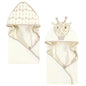 Hudson Baby Unisex Baby Cotton Animal Face Hooded Towel, Pretty Elephant, One Size