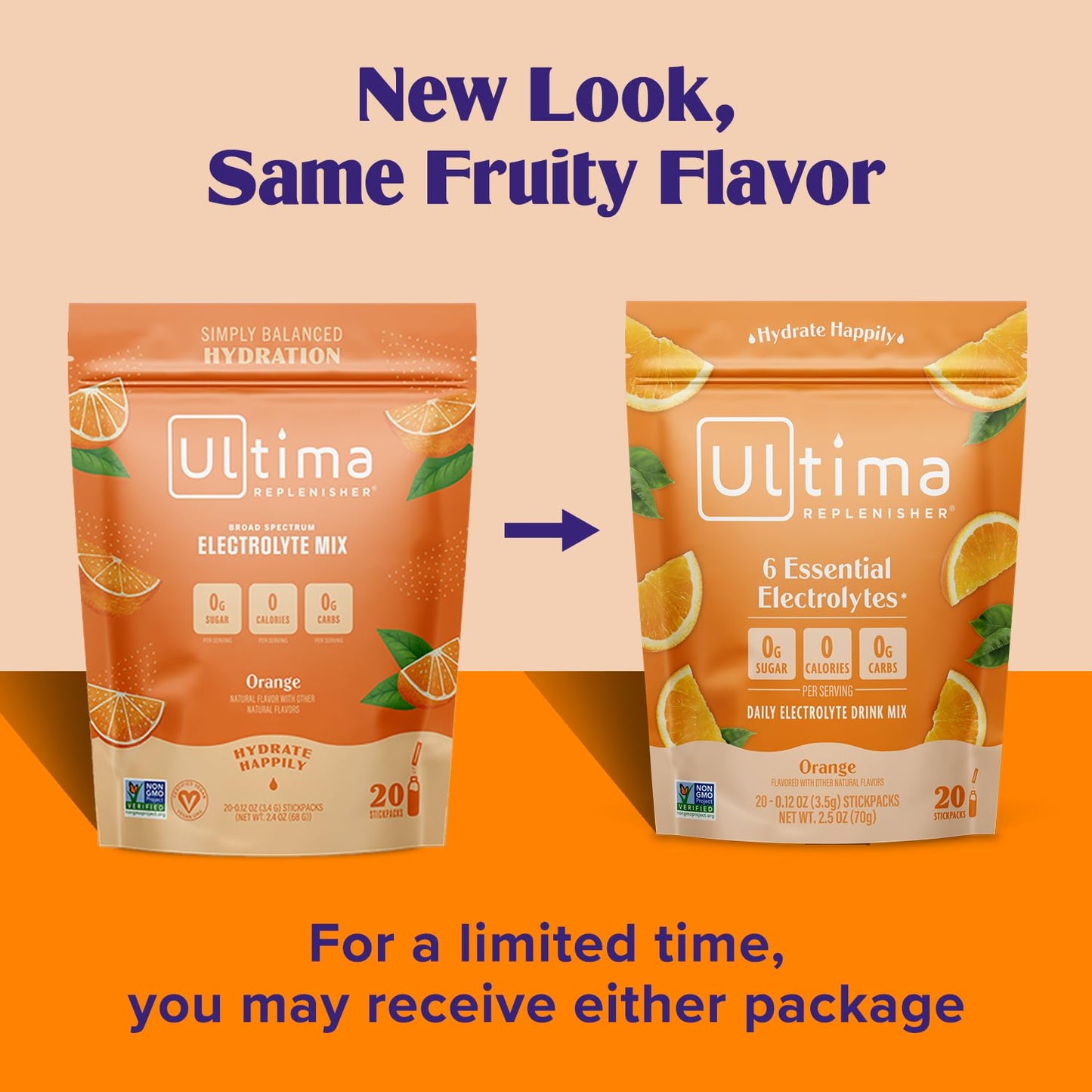 Ultima Replenisher Daily Electrolyte Powder Drink Mix – Tropical Variety, 20 Stickpacks – Hydration Packets with 6 Electrolytes and Minerals – Keto Friendly, Non-GMO and Sugar-Free