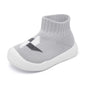 Eashi Baby Boy Girl Non-Skid Indoor Infant Walking Shoes Breathable Warm Elastic Sock Shoes with Memory Sole Protect Toes Outdoor Sneakers