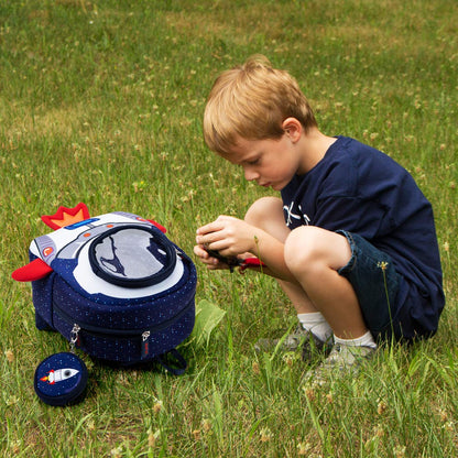 JiePai Rocket Toddler Kids Backpack with Harness Leash for Boys Girls Age 1-3