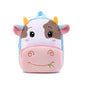 Toddler Backpack for Boys and Girls, Cute Soft Plush Animal Cartoon Mini Backpack Little For Kids 2-6 Years (Cows)