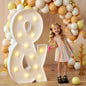 imprsv Marquee Light Up Letters, 3FT Mosaic Letters with Light for Baby Shower Graduation Party Decor, Large A for Engagement Wedding Party Decorations (Need to Assemble)