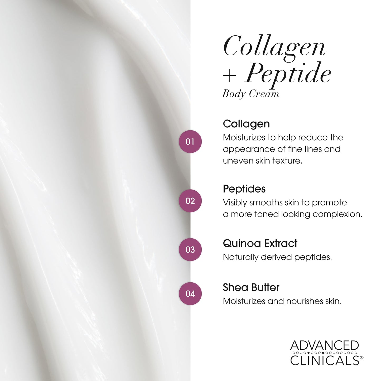 Advanced Clinicals Retinol Body Lotion & Face Moisturizer | Visible Anti Aging Skin Care Retinol Body Cream For Women & Men Targets Look Of Fine Lines, Wrinkles, & Crepe Looking Dry Skin, 16 Ounce