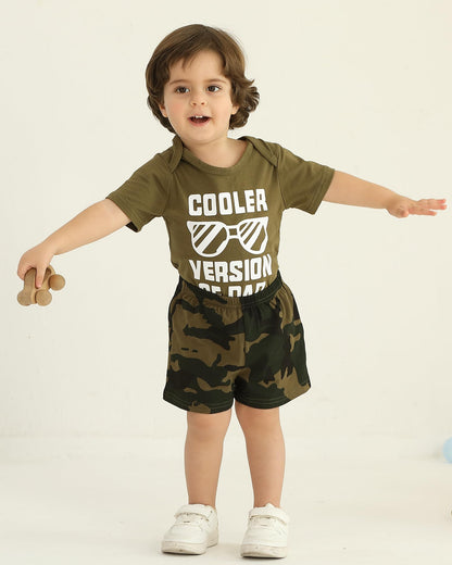 NZRVAWS Newborn Baby Boy Clothes Letter Printed Romper Shorts Summer Infant Outfits Camo Clothing Set 0 3 6 9 12 Months