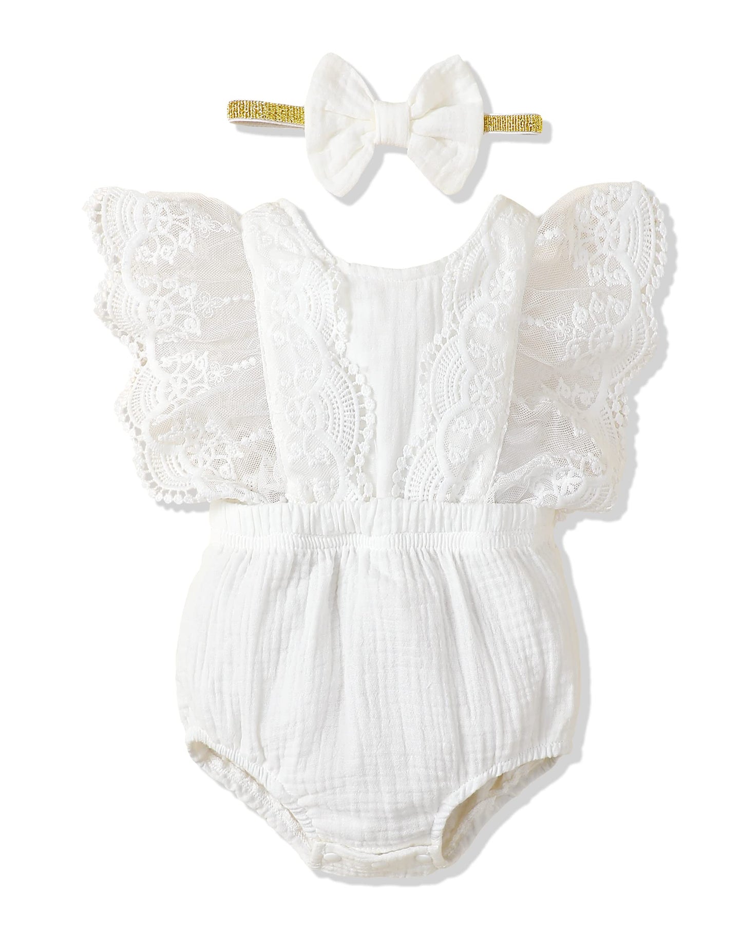 Renotemy Newborn Infant Baby Girl Clothes Rompers Summer Jumpsuits Short Sleeve Romper Infant Baby Clothes Girl