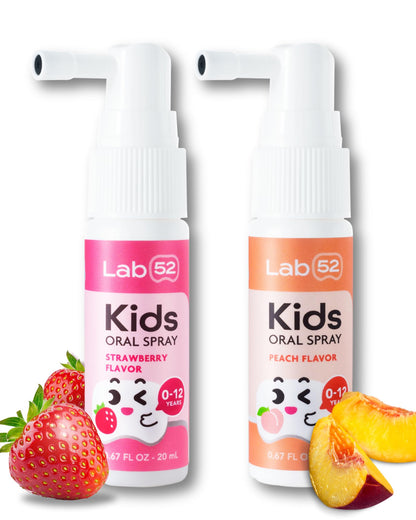 LAB52 Kids Oral Spray, Xylitol Flavor Free Spray for Toddlers & Preschoolers, Fluoride-Free Daily Oral Care
