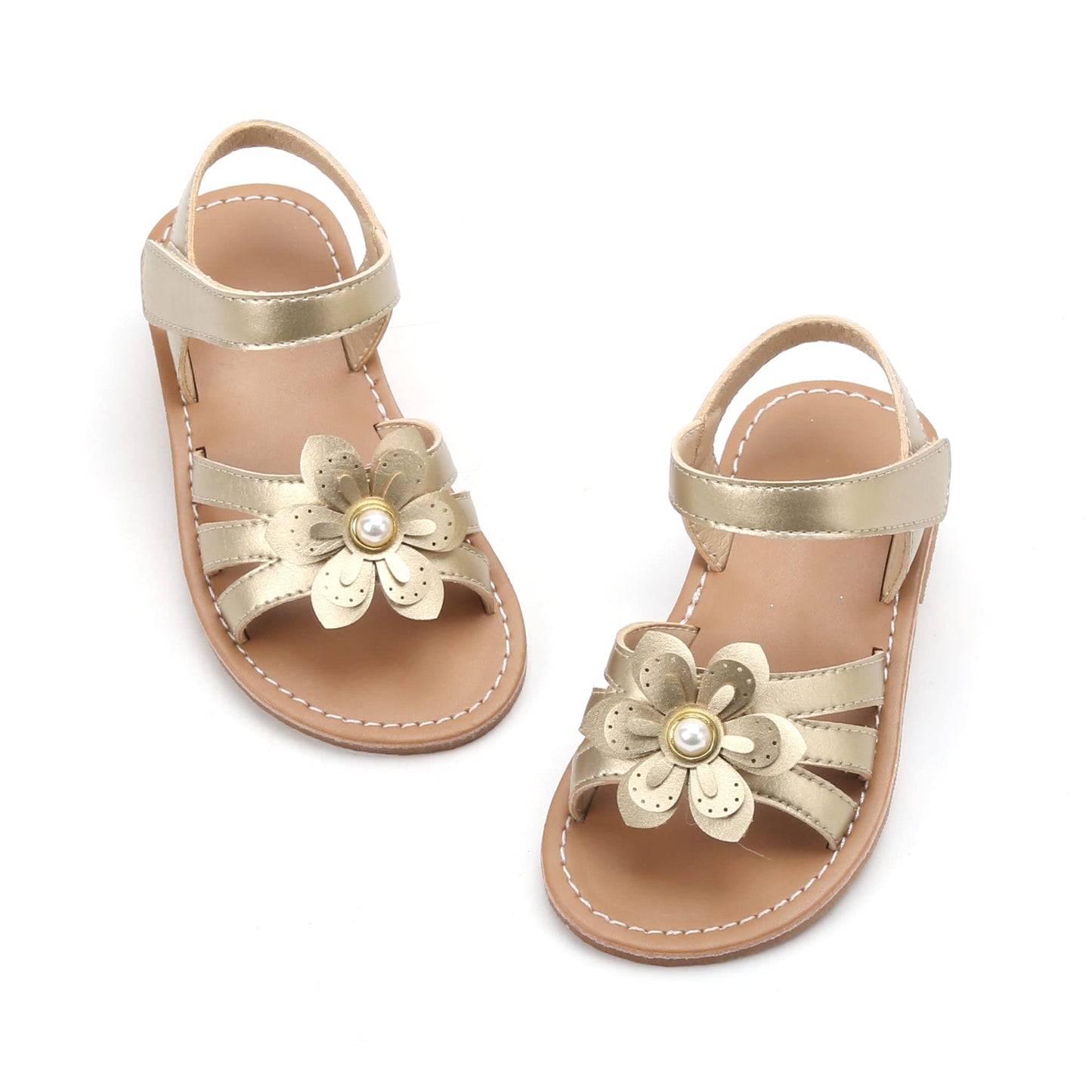 Felix & Flora Toddler Girl Sandals - Little Girl Easter Summer Dress Shoes Lightweight Open Toe Beach Holiday.