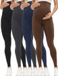 Buttergene Women's Maternity Leggings over the Belly Pregnancy Active Wear Workout Yoga Tights Pants