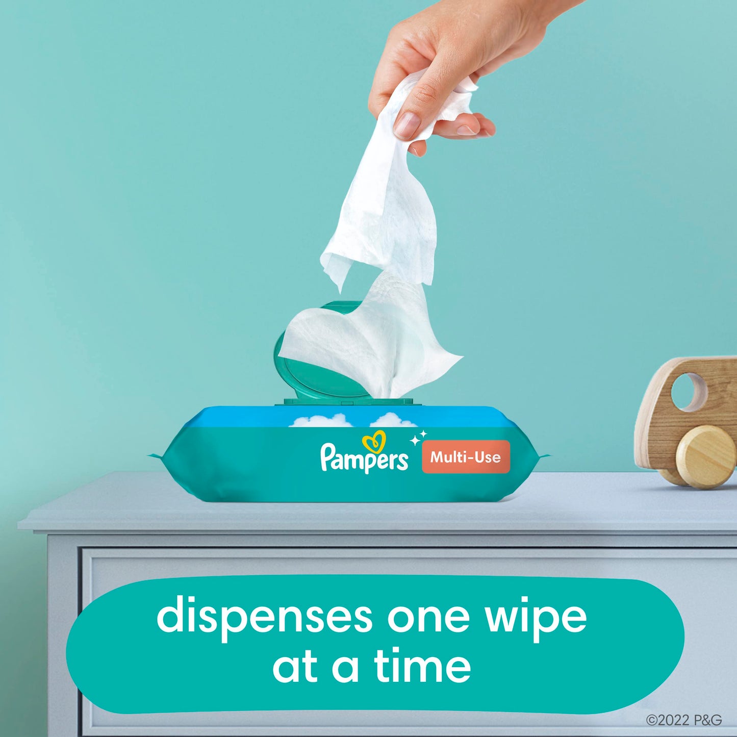 Pampers Baby Wipes Multi-Use Fragrance Free 9X Pop-Top Packs 504 Count