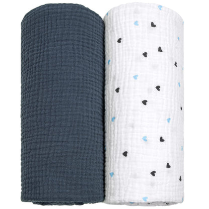 Swaddle Baby Blanket: Waffle Blanket with Satin Strim - Soft Breathable Toddler Blanket for Nursing Cover - Cotton Crib Blanket for Naptime（Cream）