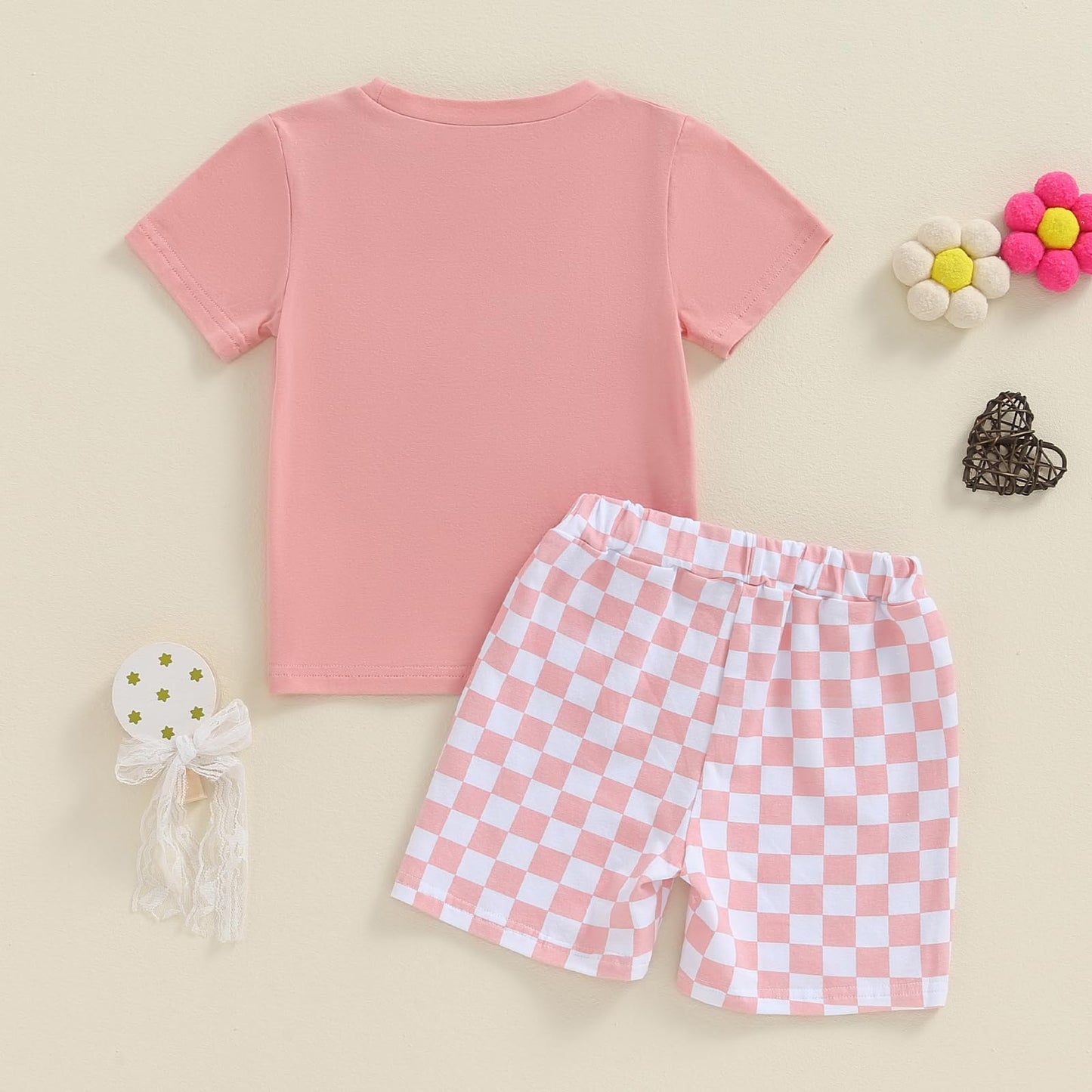 Toddler Baby Boy Summer Clothes Letter Short Sleeve T Shirt/Romper Casual Shorts Set Brother Matching Outfits