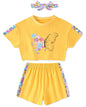 WESIDOM Toddler Girl Clothes Baby Girls Outfits 6M-5T Summer Floral Print Shirt+Shorts+Headband 3pcs Baby Clothing