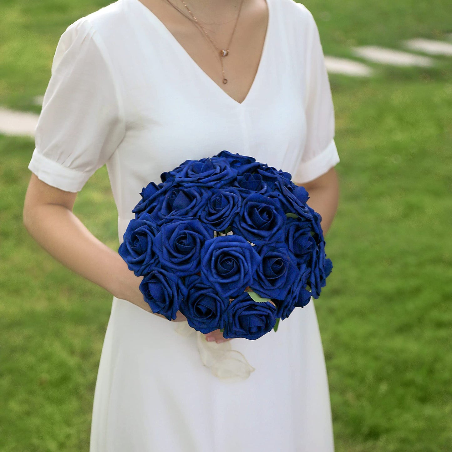 Artificial Flowers Combo, Fake Flowers for DIY Tables Centerpieces Baby Shower Bridal Shower Wedding Bouquet Arrangements Party Candle Holder Cake Decor Flower Home Decorations