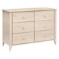 Babyletto Sprout 3-Drawer Changer Dresser with Removable Changing Tray in Washed Natural and White, Greenguard Gold Certified