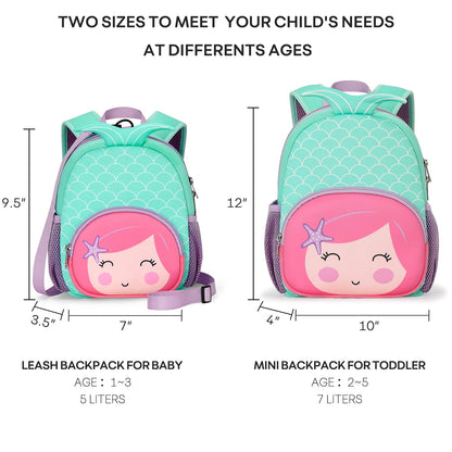 mibasies Toddler Backpacks for Girls 2-4: Baby Preschool Backpack - Kids Unicorn Backpack for Boys Girls - 12inch Mini School Bag