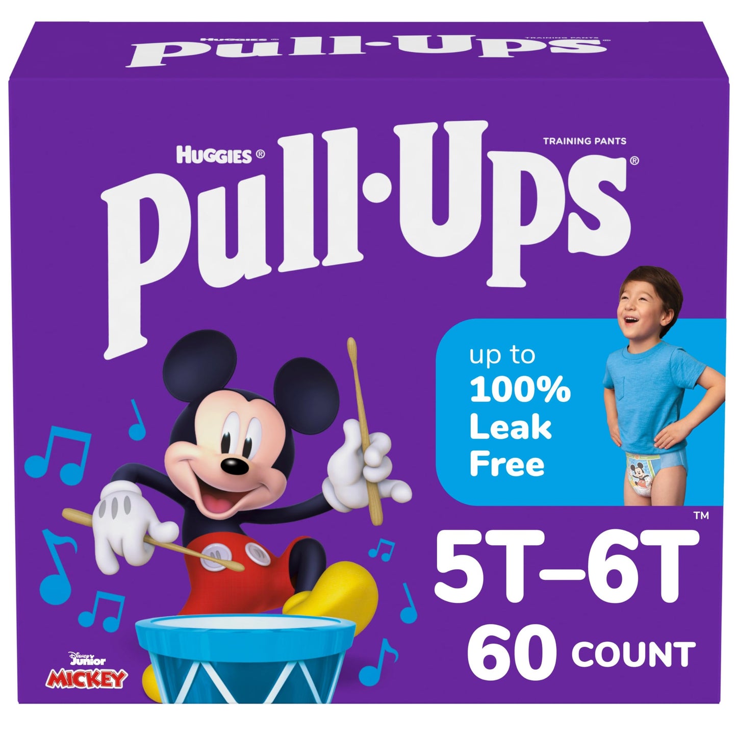 Pull-Ups Boys' Potty Training Pants, 3T-4T (32-40 lbs), 112 Count (4 Packs of 28)