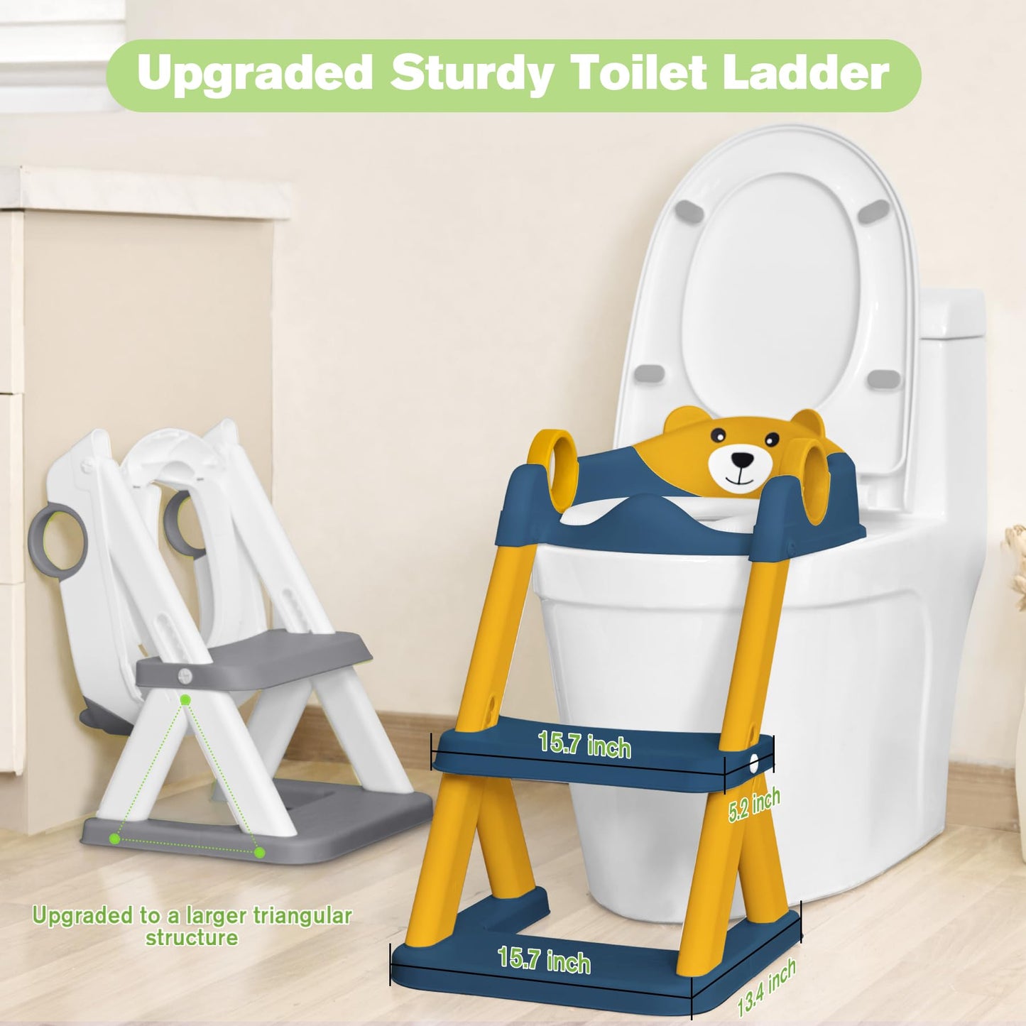 Training Toilet Ladder, Multi-Use, Convenient and Suitable for Most Situations，Girls, Boys