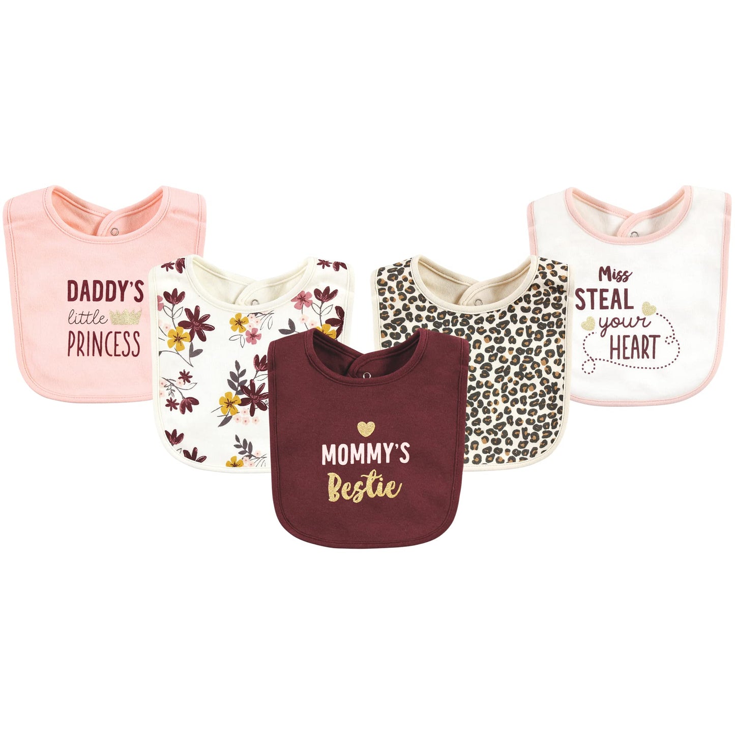 Hudson Baby Unisex BabyCotton Bibs