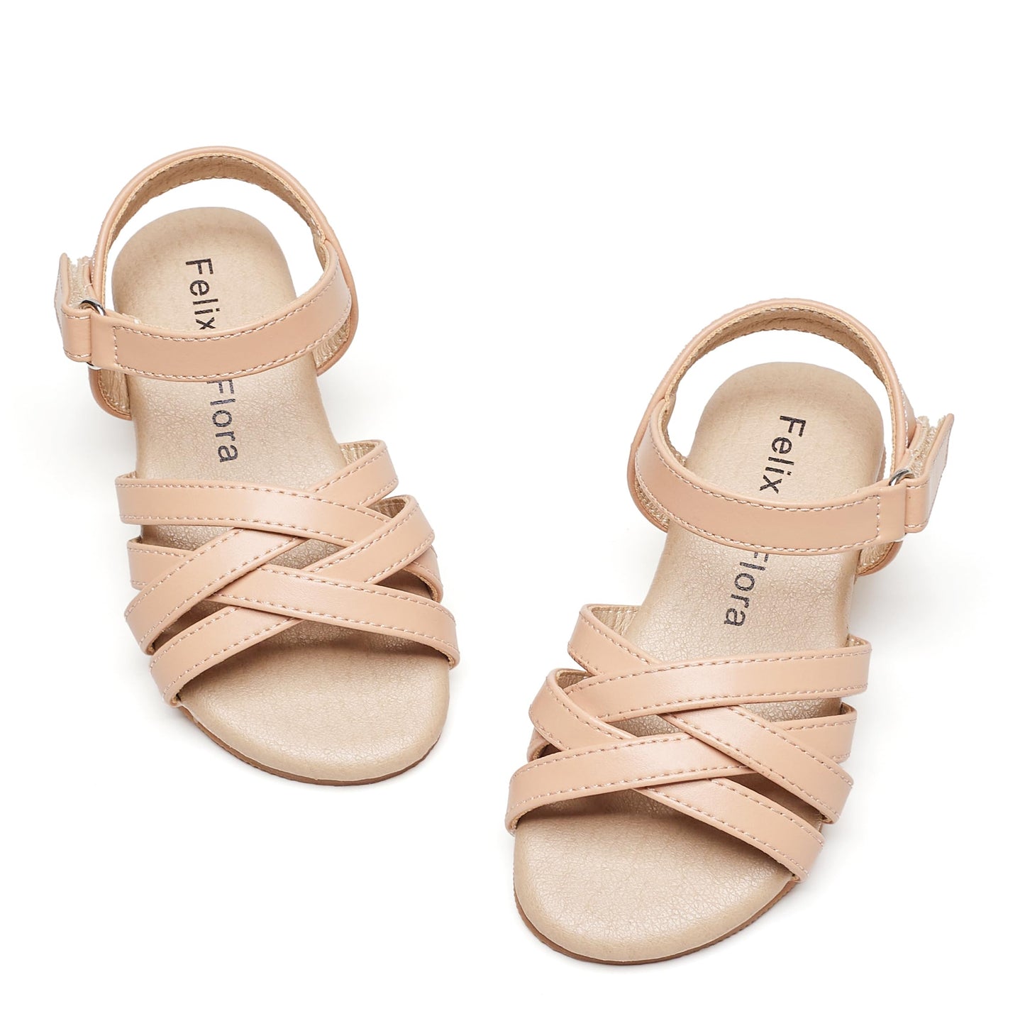 Felix & Flora Toddler Girl Sandals - Little Girl Easter Summer Dress Shoes Lightweight Open Toe Beach Holiday.