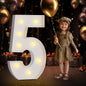 imprsv Marquee Light Up Letters, 3FT Mosaic Letters with Light for Baby Shower Graduation Party Decor, Large A for Engagement Wedding Party Decorations (Need to Assemble)