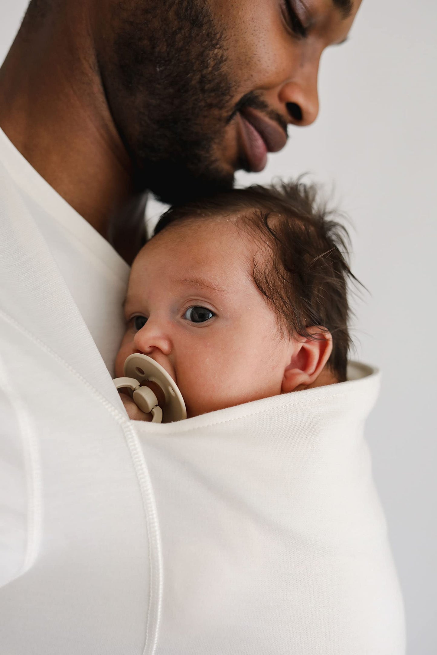 Lalabu The Dad Shirt | Hands-Free Baby Carrier for Dad with Kangaroo Pouch | Engineered for Bonding, Safety, & Comfort for Newborns Up to 15 Lbs. | CPSC Approved