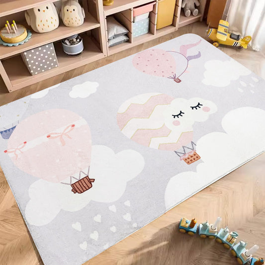 ABREEZE Kids Rug Play Mat Ultra Soft Rugs for Bedroom, 3.3'x5' Non Slip Cartoon Children Nursery Rug Area Rug Kids Carpet for Bedroom Decor Playroom Living Room
