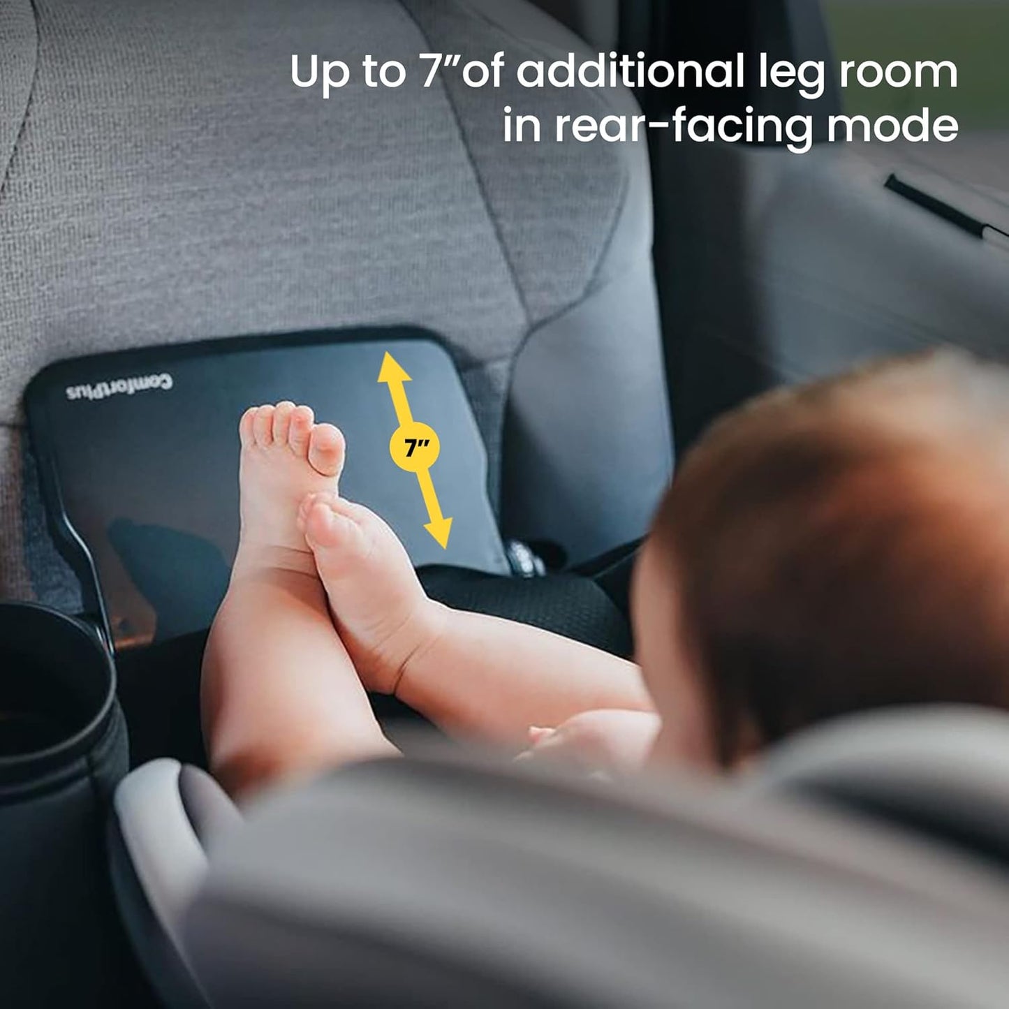 Safety 1st Grow and Go All-in-One Slim Convertible Car Seat, Rear Facing, 5-40 lbs, Forward Facing (30–65 lbs), High Back Booster Seat 40-100 pounds, Dunes Edge