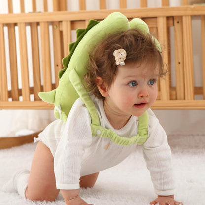 Baby Head Protector Backpack -Soft & Lightweight Pads - Prevents Bebes Backward Fall Astronauts Plush Stuffed