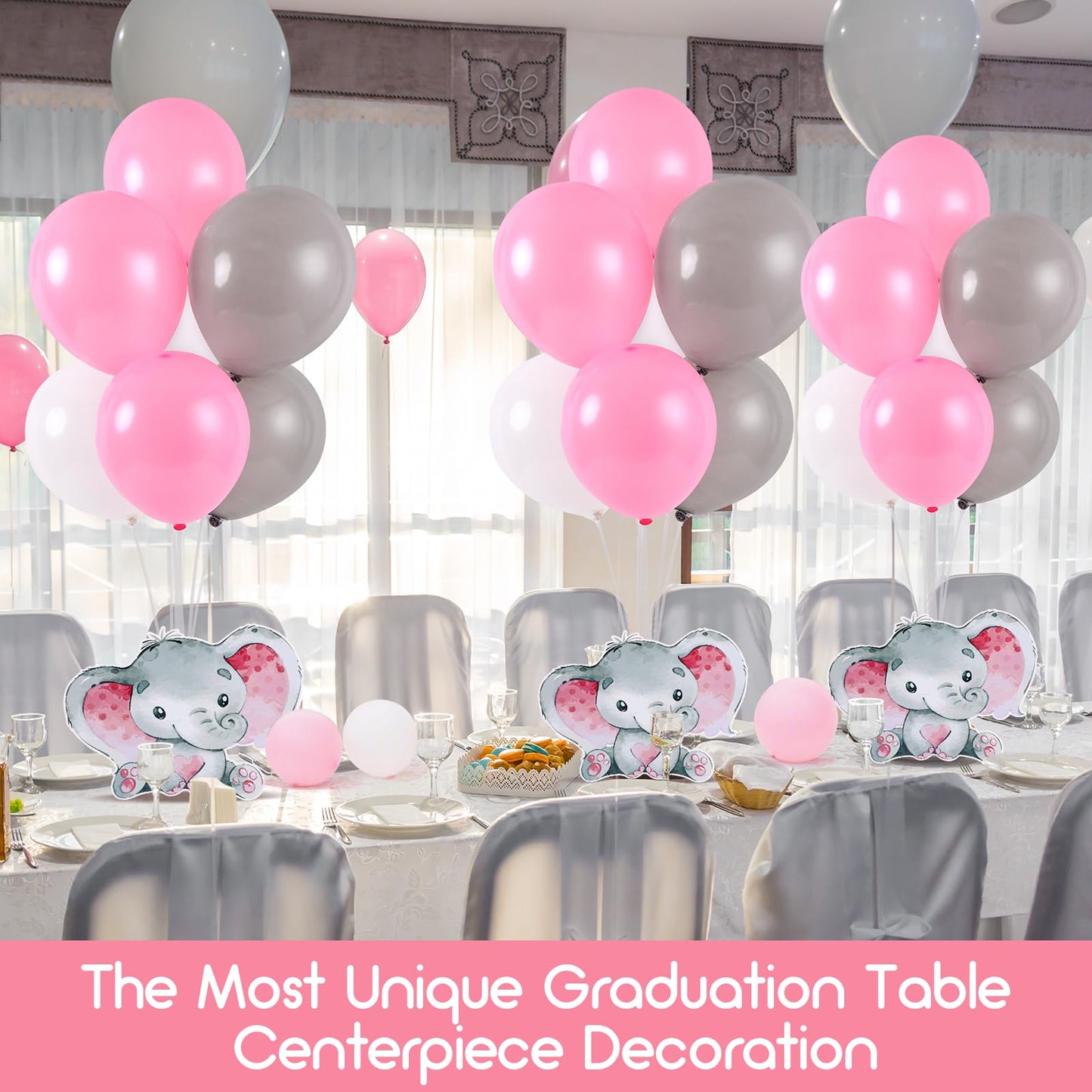 4 Sets Balloon Stand Kit for Table Bear Baby Shower Tables Centerpieces with Balloon Boy Baby Shower Decorations for Bear Theme Gender Reveal Birthday Party Table Decorations Supplies (Brown Bear, 4)