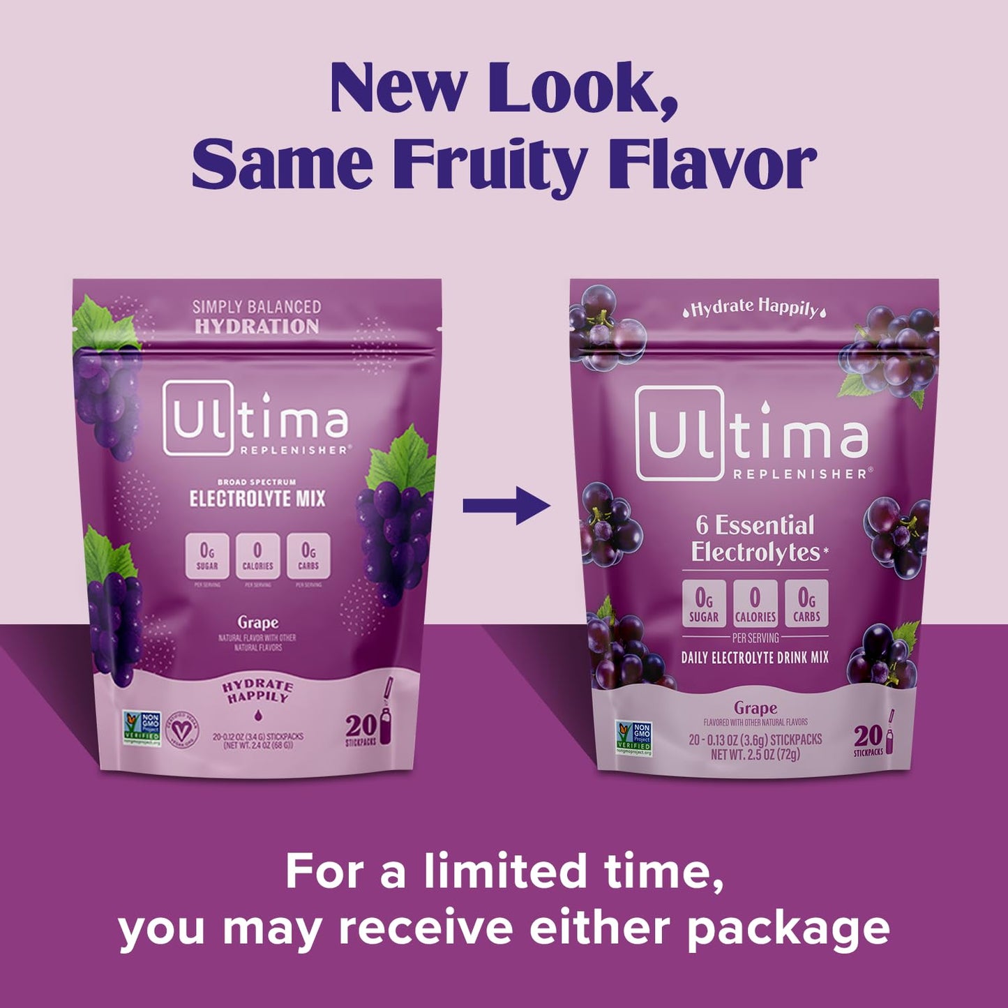 Ultima Replenisher Daily Electrolyte Powder Drink Mix – Tropical Variety, 20 Stickpacks – Hydration Packets with 6 Electrolytes and Minerals – Keto Friendly, Non-GMO and Sugar-Free