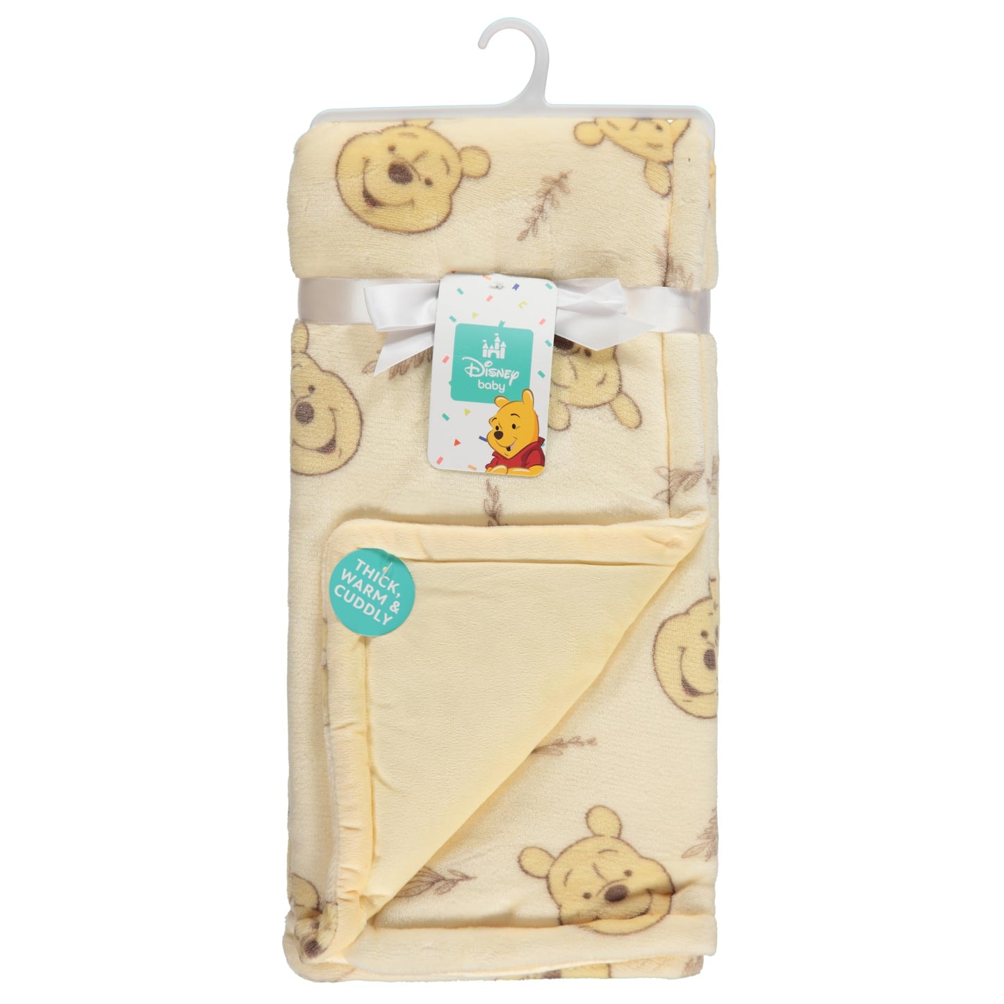 Disney Mickey Mouse, Minnie Mouse, Winnie The Pooh, Lilo and Stitch 2-Ply Infant Blanket - Soft Fleece with Polyfill - Cozy and Warm Baby Blanket for Baby Boys and Girls, 30x40 Inches