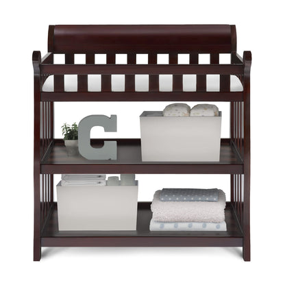 Delta Children Eclipse Changing Table with Changing Pad, White