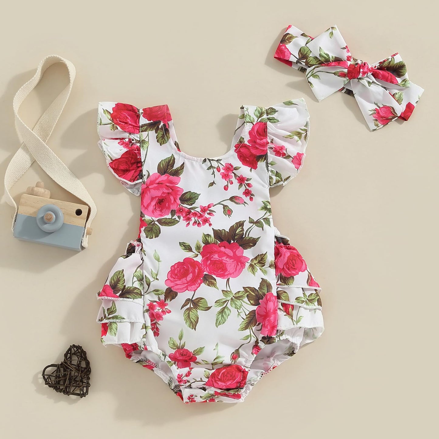 Baby Girls Summer Denim Romper Clothes Dress Newborn Onesie Sunsuit 3 6 9 12 18 Months One-Piece Jumpsuits Outfits
