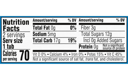 Gerber Natural for Baby 2nd Foods Baby Food Tubs, Pear, Non-GMO Pureed Baby Food, Made with Natural Fruit & Vitamin C, 2-4 OZ Tubs Per Pack (Pack of 4)