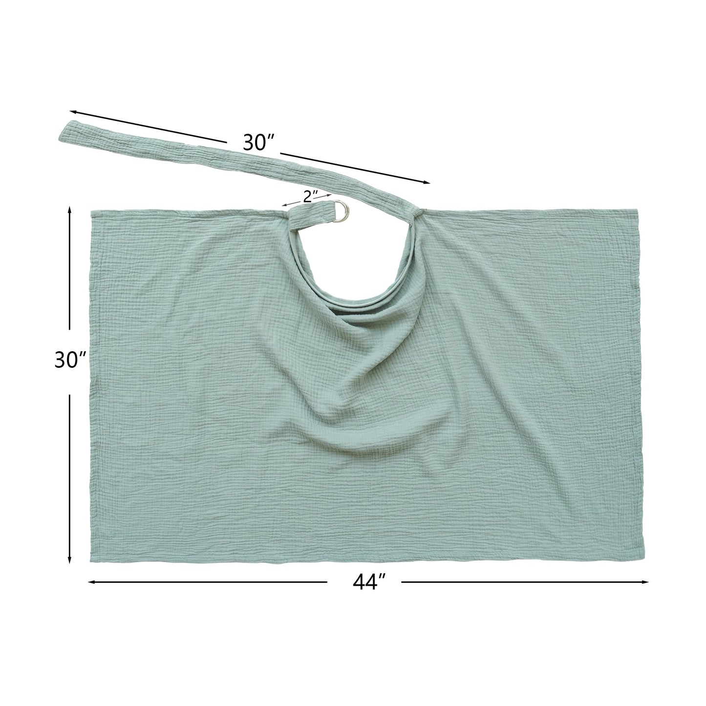 Konssy Muslin Nursing Cover for Baby Breastfeeding, Breathable 100% Cotton Breastfeeding Cover with Rigid Hoop for Mother Nursing Apron, Multi-use Carseat Canopy (Summer Wheat)