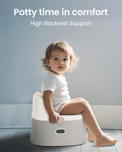 3-in-1 Toddler Potty Training Toilet for Boys and Girls Multi-use Baby Potty Chair for Toddlers 1-3 Training Potty Seat Toddler Toilet Baby Potty Training Seat with Step Stool (Orange)