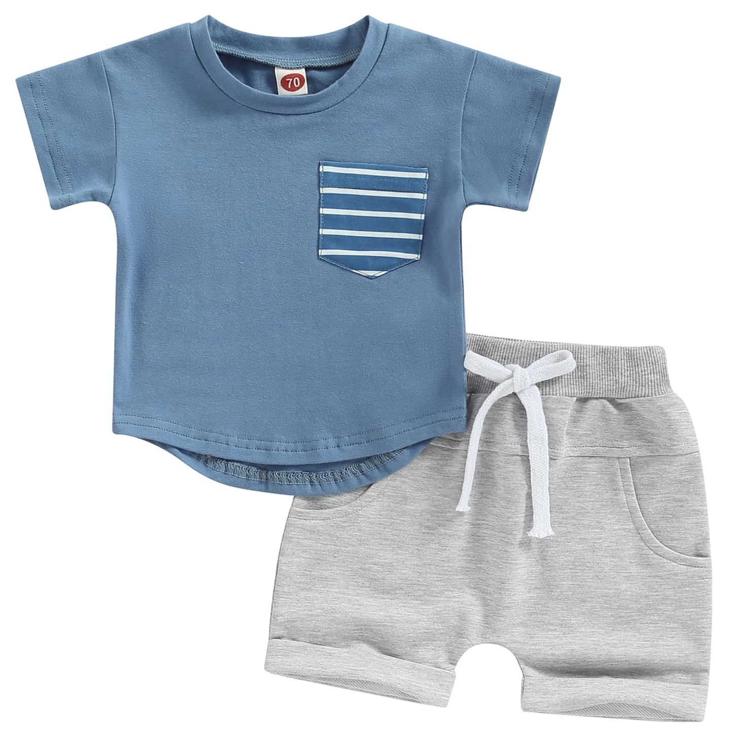 Mubineo Infant Toddler Baby Boy Summer T Shirt Shorts Outfits Short Sleeve Tee Tops Clothes Set