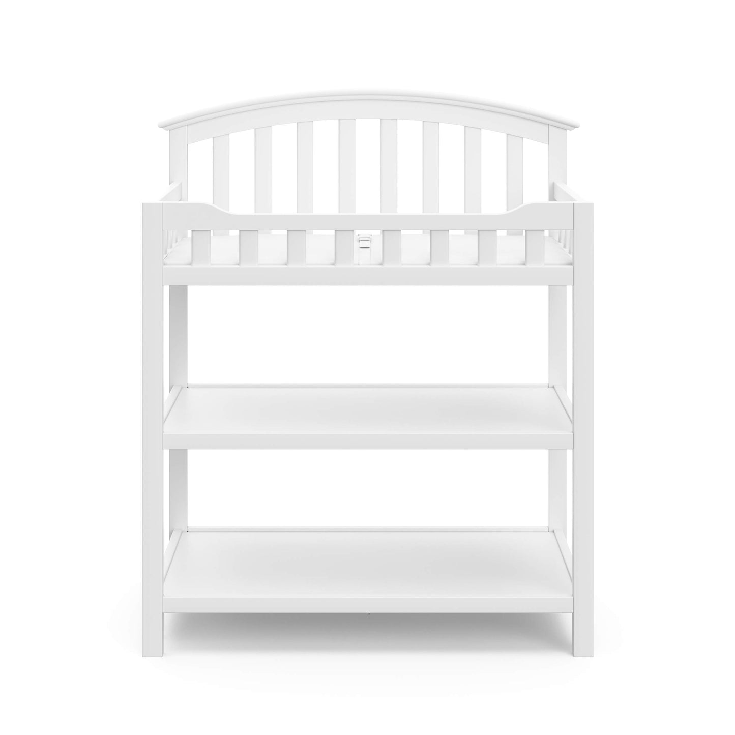 Graco Changing Table with Water-Resistant Changing Pad (White) – GREENGUARD Gold Certified, Multi Storage Nursery Changing Table for Infants and Babies