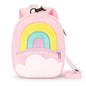 mibasies Toddler Backpacks for Girls 2-4: Plush Backpack -3D Animal Cartoon Mini Travel Bag -10 inch Toddler Backpack Leash