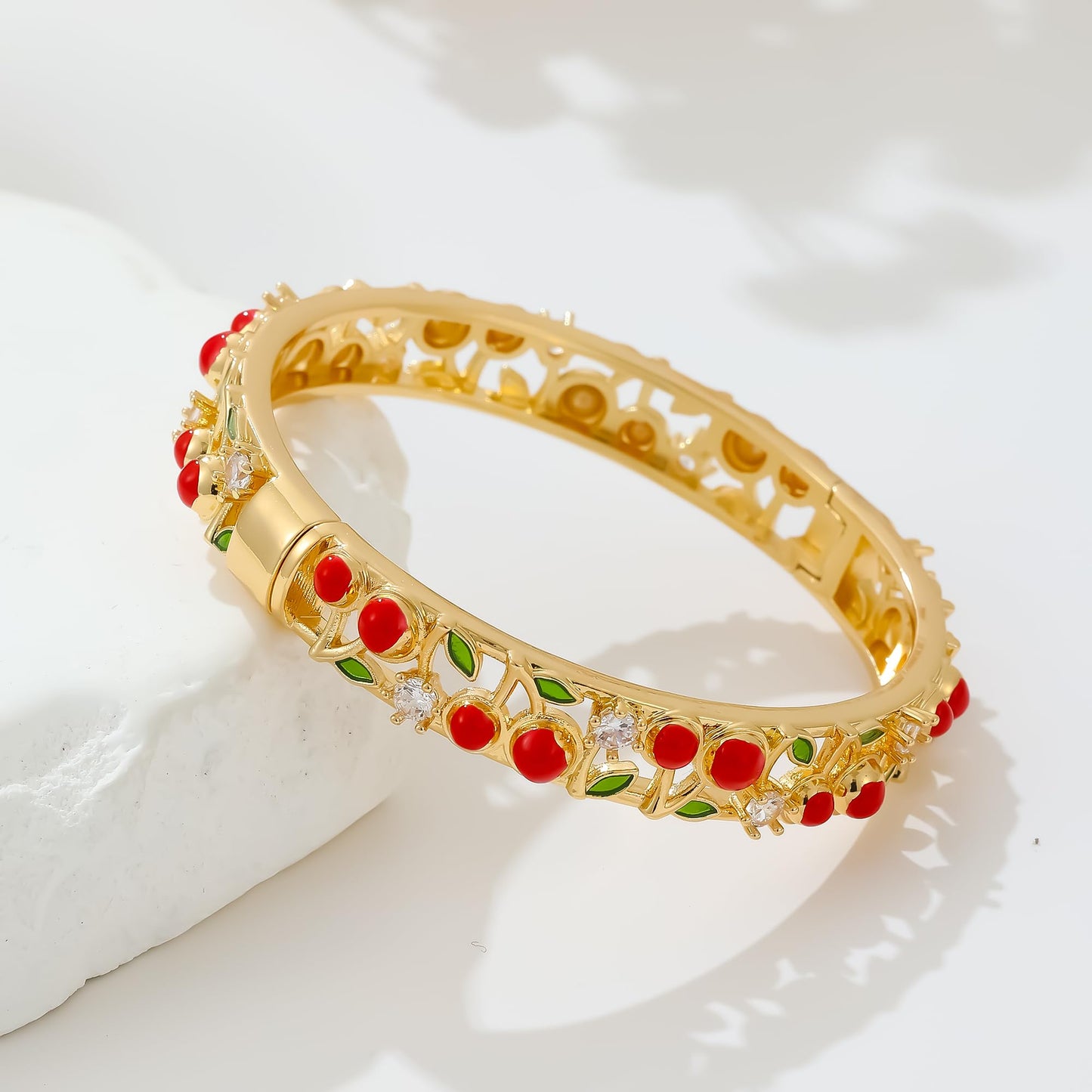 Ethlyn Gold Plated Colorful Openable Kids Baby Girls Bangles Bracelets Birthday Christmas Gifts Birthday Presents for children