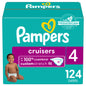 Pampers Cruisers Diapers - Size 3, 84 Count, Disposable Active Baby Diapers with Custom Stretch