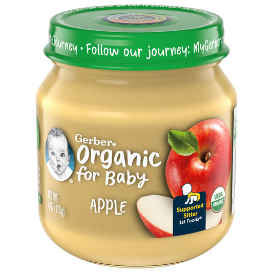 Gerber Organic Banana Baby Food, 4 Oz Jar