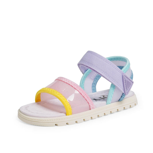 Toddler Girls Sandals Open Toe Summer Kids Sandals with Adjustable Ankle Strap for Toddler and Little Kids