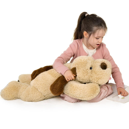 MaoGoLan 52“ Giant Stuffed Puppy Dog Animal,Ultra Soft Large Plush Soft Plush Dog Body Pillow Toy for Girls,Kids,Puppy Lover