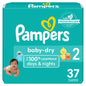 Pampers Diapers - Baby Dry - Size 1, 44 Count, Absorbent Disposable Infant Diaper (Packaging May Vary)