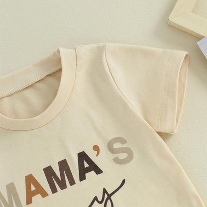 Kupretty Baby Boy Clothes Toddler Summer Outfit Short Sleeve T-Shirt Tee Tops Joggers Casual Shorts 2Pcs Clothing Set