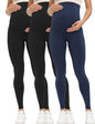 Buttergene Women's Maternity Leggings over the Belly Pregnancy Active Wear Workout Yoga Tights Pants