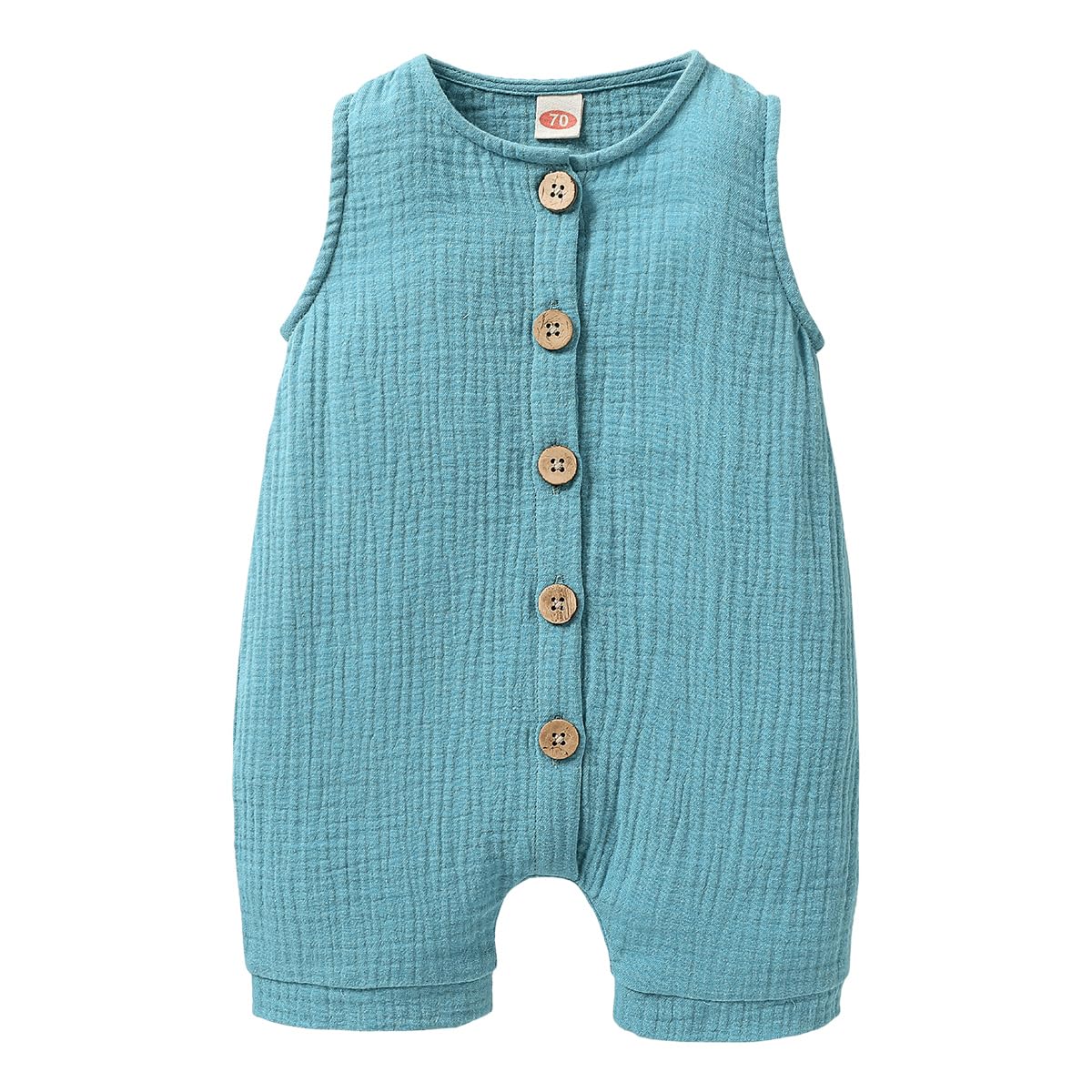 Infant Newborn Baby Boys Girls Cotton Linen Romper Summer Jumpsuit Sleeveless Overalls Clothing Set